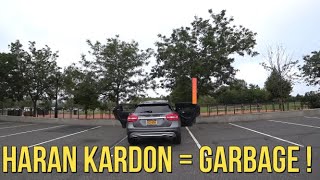 JBL GTO629 Premium 65 vs Harman Kardon stock speakers on Mercedes gla250 [upl. by Eanaj]