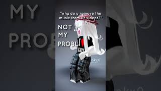 not my problem  shorts roblox robloxedit robloxtrend robloxshorts [upl. by Anabahs522]