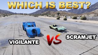 GTA 5 ONLINE VIGILANTE VS SCRAMJET WHICH IS BEST [upl. by Piselli]