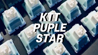 CYCLE7 KTT PURPLE STAR Linear Switch Typing Sound [upl. by Paulsen]