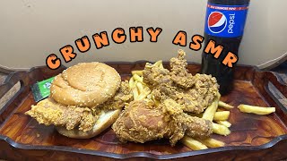 ASMR  ZINGER BURGER 🍔  ZINGER CHIKEN PIECES  DRINK  MUKBANG [upl. by Scheld]