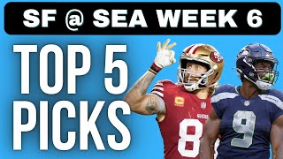 Top 5 Picks for Thursday Night Football Week 5 49ers vs Seahawks  TNF Week 5 Picks [upl. by Krishna]