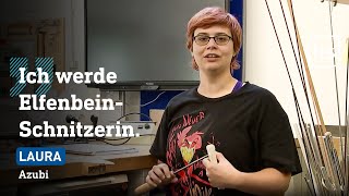 Einzige Schule in Europa die das Schnitzen von MammutElfenbein lehrt  hessenschau [upl. by Leeann]