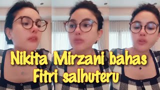 NIKITA MIRZANI tantang FITRI SALHUTERU part 1 [upl. by Hcirteid38]