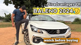 Disadvantages of Baleno 2024  Major issues with Baleno 2024 watch before buying [upl. by Rosaline]