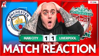 MAN CITY 11 LIVERPOOL  Craigs LIVE Match Reaction [upl. by Innoj683]