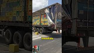 Arrojó canastas de cerveza en forma de protesta trucks trailers camioneros camiones camion [upl. by Welbie]