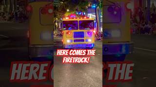 Fire Truck at Waikiki Holiday Parade firetruck firefighter parade waikiki oahu hawaii travel [upl. by Benedikt500]