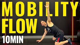 10 MIN MOBILITY FLOW  Full Body Dynamic Stretch [upl. by Amalea462]