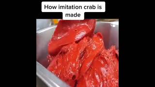 How imitation crab is made [upl. by Ecinev]