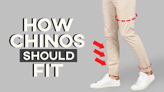 How Chinos SHOULD Properly Fit  A SIMPLE GUIDE FOR THE MODERN FIT [upl. by Lorrimer]