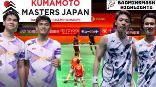 FikriMarthin INA VS LiuYang TPE  Round Of 16 Kumamoto Masters Japan Badminton 2024 [upl. by Andeee4]