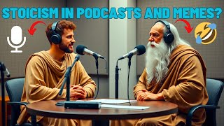 How Stoicism is DOMINATING Podcasts and Memes You Wont Believe How [upl. by Reffinej17]