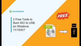 2 Free Tools to Burn ISO to USB on Windows 111087 [upl. by Hiasi]