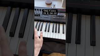 How to play Old Time Rock amp Roll in 47 sec  easy popular piano songs pianotutorial learn rock [upl. by Magbie]