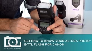 TUTORIAL  How To Use the ETTL Flash for CANON Cameras APC1001  Altura Photo® [upl. by Adnaloy141]