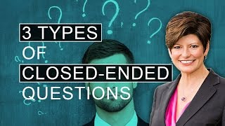 What Are The Three Types Of ClosedEnded Questions [upl. by Hole]