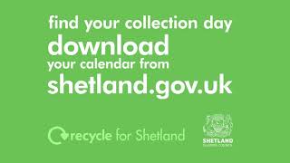 Shetland recycling collection calendar 2021 [upl. by Zoller382]