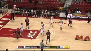 Daxter Miles of Dunbar alley oop off inbounds in 2013 MPSSAA 1A Semis [upl. by Burkley]