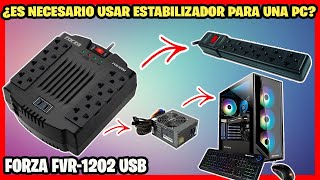 NO uses ESTABILIZADOR PARA TU PC  Forza FVR1202 USB [upl. by Loar353]