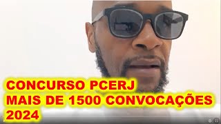 Concurso PCERJ 2021 VAI CHAMAR GERAL  Governador anuncia mais de 1500 convocações [upl. by Naus]