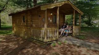 Mohican State Park Campground Camper Cabin 1 [upl. by Akeimahs]