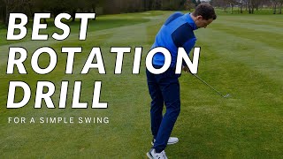 Best ROTATION DRILL for your Backswing and Downswing  Its super SIMPLE [upl. by Darn744]