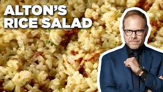 Alton Browns OvenBaked Brown Rice Salad  Good Eats  Food Network [upl. by Ahsaelat]