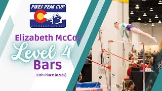 Level 4 Bars Routine 8925  Pikes Peak Cup 2024 [upl. by Lindell]