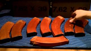 BAKELITE AK 47 MAGAZINE TYPES [upl. by Arlie160]