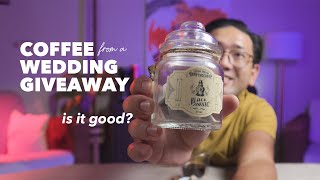 Coffee from a wedding giveaway [upl. by Airitak]