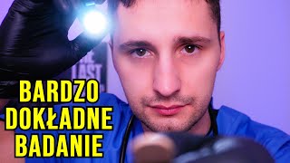 ASMR po polsku 🇵🇱  Dokładne Badanie Lekarskie Nerwu Czaszkowego wzrok peryferyjny słuch węch [upl. by Eilsil]