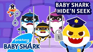 🚨Wail Wail Catch the Thief Shark Family  Baby Shark Hide and Seek Story  Baby Shark Official [upl. by Eben655]