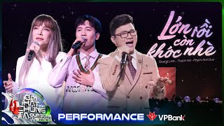 Lớn Rồi Còn Khóc Nhè  Quang Linh Thanh Hà Phạm Anh Duy  Our Song Việt Nam Performance [upl. by Anuala]