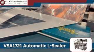 VSA 1721 Automatic LSealers  Sealing Chocolate [upl. by Naujud]