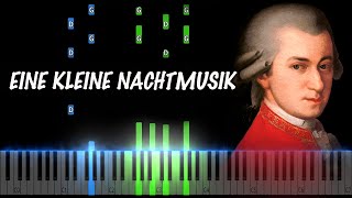 Mozart  Eine Kleine Nachtmusik Piano Tutorial [upl. by Cathey632]