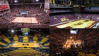 Big Ten Basketball 2024 Arena Rankings from WORST to BEST [upl. by Ferro]