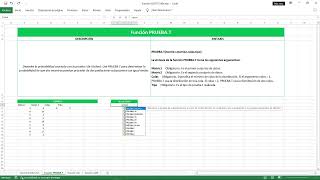 Aprende fácil la función DISTR T INV PRUEBA T VAR VARP en Excel [upl. by Otsirc217]