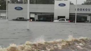 Flooding in Morehead City NC Hurricane Florence September 14 2018 [upl. by Vitoria]