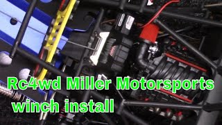 Rc4wd Miller Motorsports Light Kit And Winch Install [upl. by Constantina542]