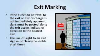 Exit Routes Emergency Action Plans Fire Prevention Plans and Fire Protection [upl. by Adekahs]