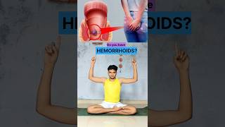 Hemorrhoids Relief 😊hemorrhoids piles painrelief yoga yogalife ytshorts explore shorts [upl. by Ecirbaf]