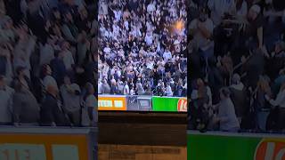 Yankees fan risks it all for Austin Wells Home run ball in WS [upl. by Heinrick]