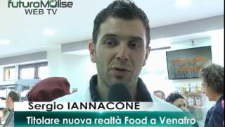 Venafro  Inaugurata una nuova realtà nel food plauso a Sergio Iannacone [upl. by Gratianna]