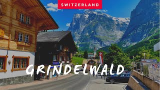 Grindelwald  Paradise in Switzerland🇨🇭 the most beautiful village in the World 🏔 Walk Tour 🇨🇭 [upl. by Berger]