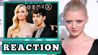 Maisie Williams reacts to Sophie Turners post breaking silence on divorce from Joe Jonas [upl. by Ib]