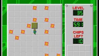 Chips Challenge 1 level 35 solution  576 seconds [upl. by Atsahc]