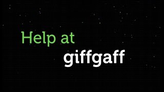 How to get Help  giffgaff [upl. by Ellehsim]