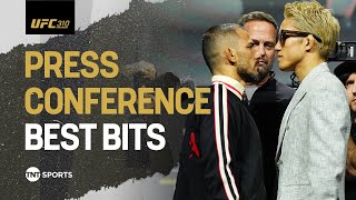 UFC 310 PreFight Press Conference Best Bits 📹  Pantoja vs Asakura 🏆 Rakhmonov vs Ian Garry 🔥 [upl. by Nea]