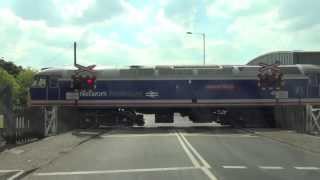 Dereham Industrial Level Crossing [upl. by Attezi412]